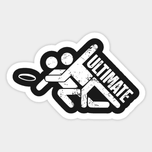 Ultimate Frisbee Players Sticker